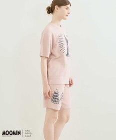 une nana cool 【ムーミン】なめらかふわふわプルオーバー&ハーフパンツセット