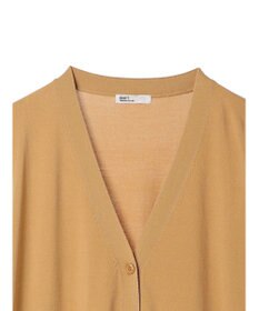 CRAFT STANDARD BOUTIQUE UVカット/接触冷感/マシンウォッシャブル/Vネックビッグニットカーディガン