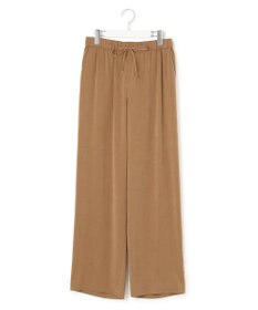 23区 L 【見上愛さん着用/Oggi10月号掲載/洗える】スエーディーサテン ワイド パンツ