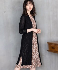 Tiaclasse 【UVケア・接触冷感】さらっと羽織れる膝丈ロングトッパーカーディガン