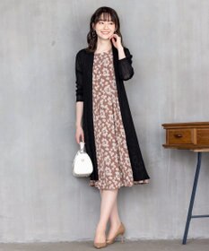 Tiaclasse 【UVケア・接触冷感】さらっと羽織れる膝丈ロングトッパーカーディガン