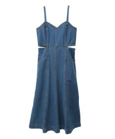 earth music&ecology サイドカットデニムキャミワンピース