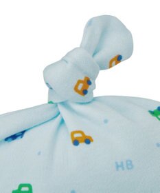 MIKI HOUSE HOT BISCUITS 【36-40cm】 総柄 新生児用 フード