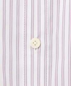 J.PRESS LADIES L 【洗える】BEZ ストライプ シャツカラー ブラウス