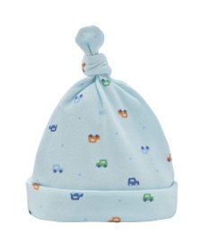 MIKI HOUSE HOT BISCUITS 【36-40cm】 総柄 新生児用 フード