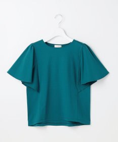 ANY SIS S 【シルクタッチさら魅せTシャツ】袖フレア プルオーバー