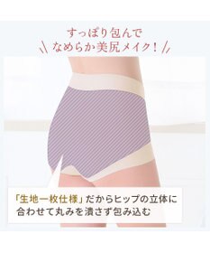 BRADELIS New York 【BRADELIS NewYork peace】綿混フィットレースショーツ25 深め 補正下着 ヒップアップ 美尻