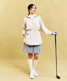 23区GOLF 【WOMEN】ベルト付き プリーツスカート
