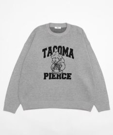 WEGO 【ユニセックス着用ITEM/SMLサイズ展開】ジャガードグラフィックプルオーバー