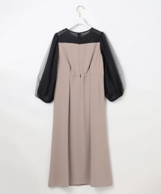 ANY SIS 【Lily Calin】シャイニードットコンビ ドレス