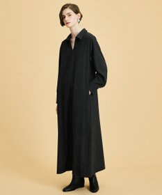 UNFILO L ライトフランネル スキッパーワンピース