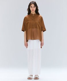 BEIGE， 【洗える】PICCOLO / パンチングドットIラインスカート