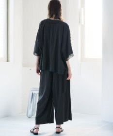 YECCA VECCA 【UVカット/遮熱/接触冷感】COOLタックワイドパンツ