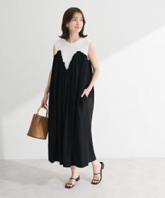 Green Parks ・ＳＵＧＡＲ　ＳＰＯＯＮ　ギャザーノースリーブワンヒ