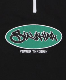 WEGO 【ユニセックス着用ITEM/MLサイズ展開】ヘビーウェイトハーフジップT（SS）