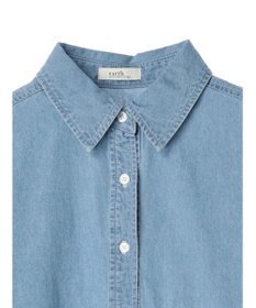 earth music&ecology クロップドポケットポイントシャツ