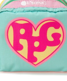 LeSportsac SQUARE COSMETIC/パワーパフ ガールズイエロー/ミントスクエアコスメティック
