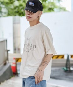 WEGO 【ユニセックス着用ITEM/MLサイズ展開】ステンシルロゴグラフィックT（SS）