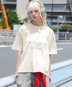 WEGO 【ユニセックス着用ITEM/MLサイズ展開】ステンシルロゴグラフィックT（SS）