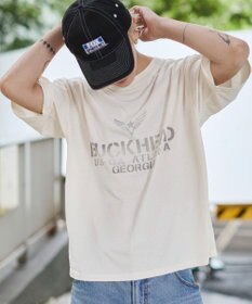 WEGO 【ユニセックス着用ITEM/MLサイズ展開】ステンシルロゴグラフィックT（SS）