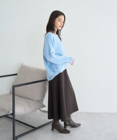 YECCA VECCA ラメシャギードルマンニット