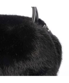 UNBILLION カシュカシュ cachecache / ミンク風エコファー2wayボックストート