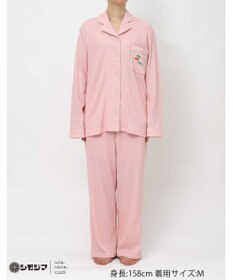 une nana cool MADE WITH シモジマ 【綿100%】開襟ワッフルパジャマ