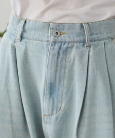 WEGO クロップドワイドデニムパンツ