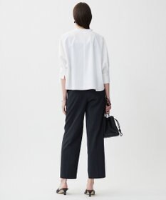 ICB 【接触冷感・UVカット・洗える】ヴィンテージスパンブロード バンドカラーシャツ