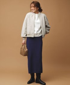 ANY SIS 【洗える・セットアップ可】アンチピリング総針ニット スカート