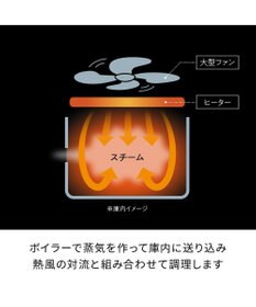 YAMATO テーブル＆キッチン 【レコルト】ハイスチームエアーオーブン  ナチュラルブラック  RAO-3(BK)