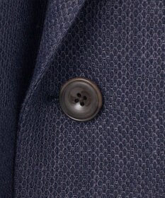 GOTAIRIKU 【DORMEUIL】ドーメル HEXAGON リネン ジャケット_ネイビー