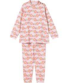 Wing パジャマ 長袖 長ズボン 綿混(本体) あったか レディース EP6014 ウイング／ワコール