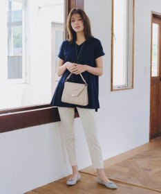 Tiaclasse 【安田美沙子さん着用・4way /2TYPEハンドル】パールチェーン付きハーフフォーマルミニバッグ