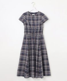 ANY SIS 【洗える】シアーチェック ワンピース