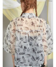 AMERICAN HOLIC 総柄シアーショート丈シャツ／Ｄｉｓｎｅｙ