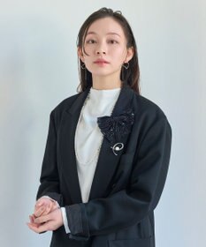 Phoebe 【セレモニーセット】マルチwayメタルボールパールネックレス×2wayグレースツイストラインイヤリングSET