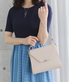 Tiaclasse 【安田美沙子さん着用・4way /2TYPEハンドル】パールチェーン付きハーフフォーマルミニバッグ