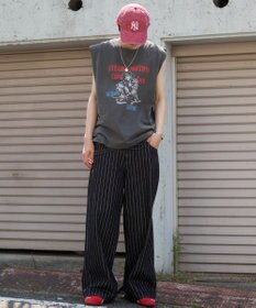 WEGO 【ユニセックス着用ITEM/SMLサイズ展開】エクストラバギーデニムパンツ