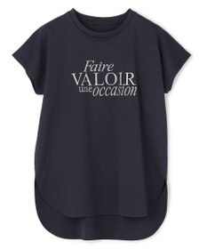 UNFILO BEAUTY FORM-T cotton ロゴ フレンチスリーブ Tシャツ