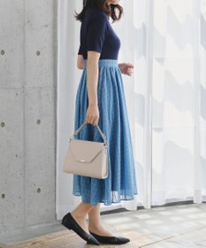 Tiaclasse 【安田美沙子さん着用・4way /2TYPEハンドル】パールチェーン付きハーフフォーマルミニバッグ