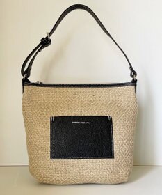 Hekhèr Le Style de Vie 【日本製 / 3WAY】ジュート×牛革 ショルダーバッグmedium