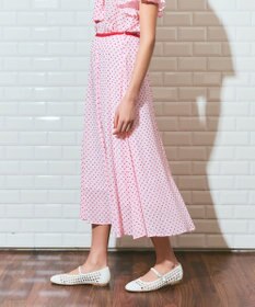GRACE CONTINENTAL ドットジャガードスカート