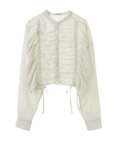 earth music&ecology フロントドロストショートシャツ