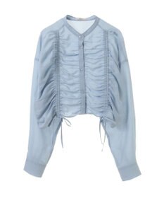 earth music&ecology フロントドロストショートシャツ