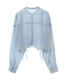 earth music&ecology フロントドロストショートシャツ