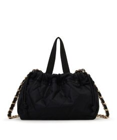 LeSportsac CHAIN E/W DRAWSTRING BAG/ミッドナイトキルトチェーン