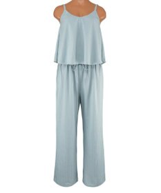 San-ai Resort（三愛水着楽園） ロングパンツセット水着　9M・11L【Coral veil（コーラルヴェール）】