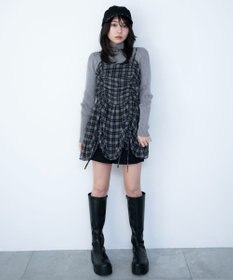 WEGO ドロストデザインキャミワンピース