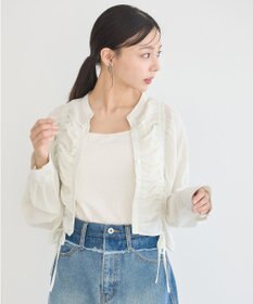 earth music&ecology フロントドロストショートシャツ